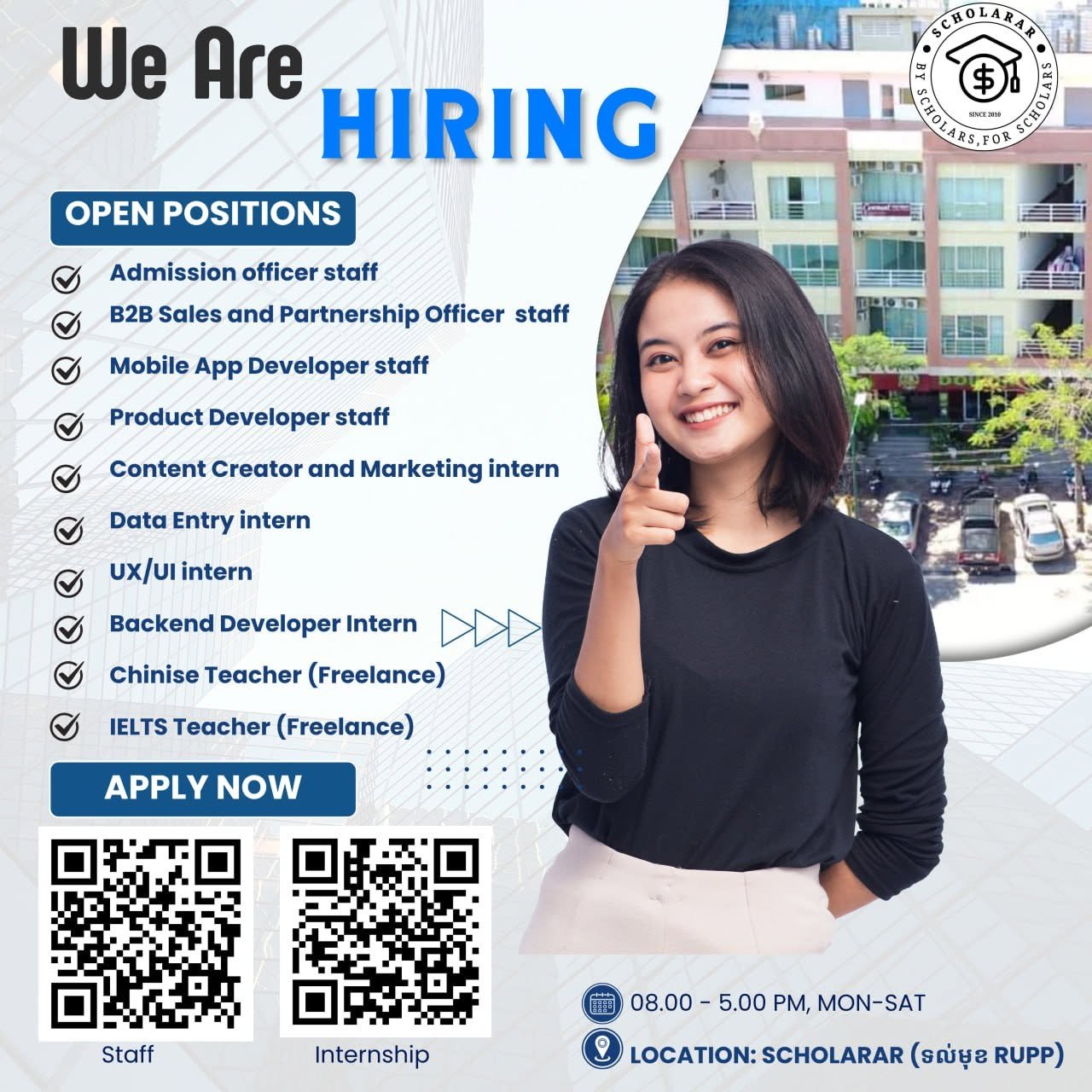 Internship Opportunities with Scholarar