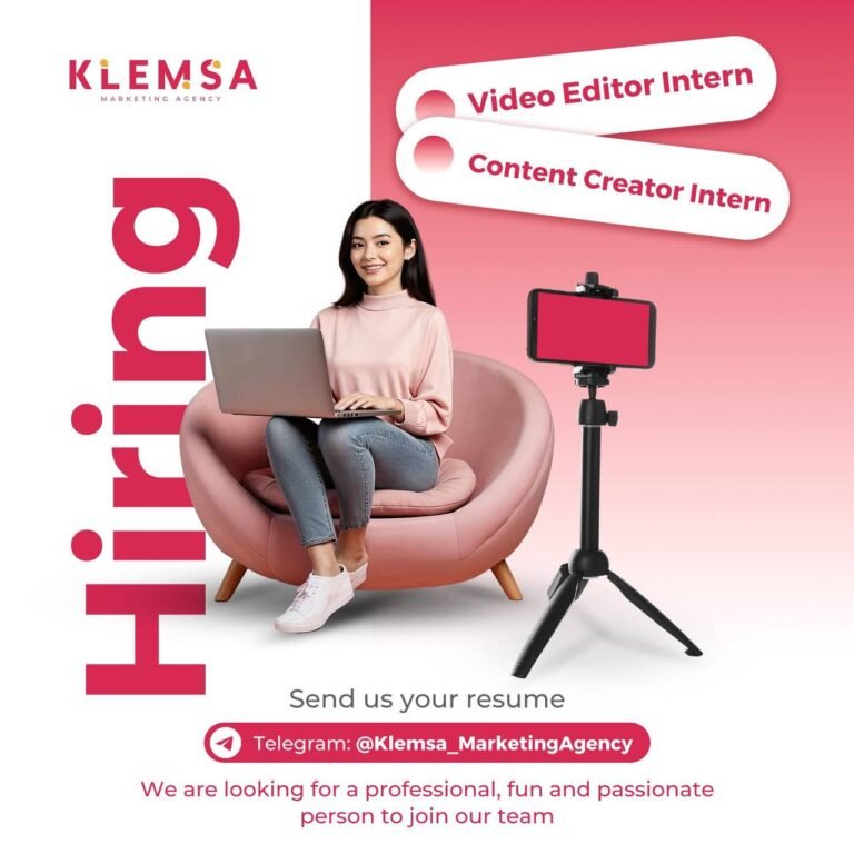 Video Editor Intern | Content Creator Intern